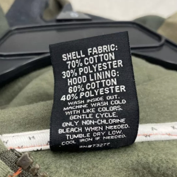 Tony Hawk Camo Olive Khaki Hoodie Zippered Sweatshirt Size XXL NWT MSRP $50 - Picture 4 of 5